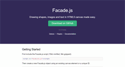 Desktop Screenshot of facadejs.com